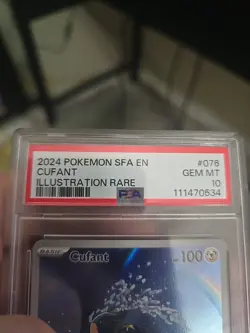 Pokemon TCG Cufant 076/064 Shrouded Fable PSA 10 - Image 3