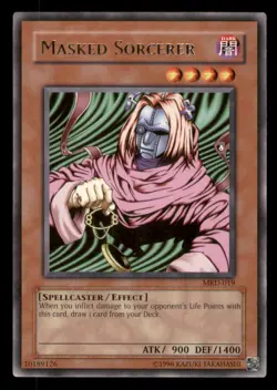 Yugioh Masked Sorcerer #MRD-019 Metal Raiders LP - Image 1