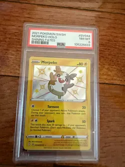 2021 Pokemon SWSH Morpeko-HOLO Shining Fates #SV044 NM-MT 8 - Image 2
