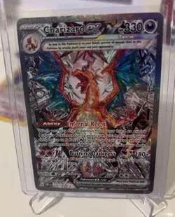 Charizard ex 223/197 Special Illustration Rare SIR Obsidian Flames Pokemon TCG - Image 1
