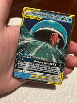 Pokemon TCG Magikarp & Wailord GX SM166 Sm Holo - Image 2