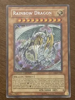 Rainbow Dragon CT04-EN005 2007 Collectors Tin Limited Secret Rare LP - Image 1
