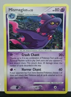 Mismagius 7/100 Holo Rare NM Stormfront Pokemon card - FREE TRACKED SHIPPING - Image 1