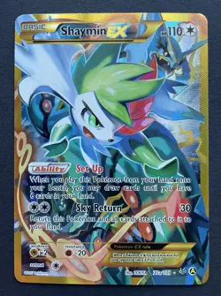 Pokemon Card SHAYMIN EX 77a/108 Ultra Rare Alternate Art Promo - NM/M - Image 1
