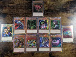 YU-GI-OH CLASSIC 17 CARD PLATINUM SECRET RARE LOT SLIFER GEMINI VAMPIRE BUSTER - Image 1