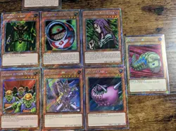 YU-GI-OH CLASSIC 17 CARD PLATINUM SECRET RARE LOT SLIFER GEMINI VAMPIRE BUSTER - Image 2