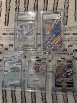 X5 Pokemon TCG Graded Card BUNDLE. 2 English CGC, 3 Japanese AGS - Image 1