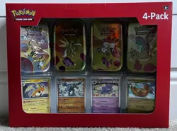 Pokemon Scarlet & Violet 151 (4 Mini Tins + 4 Promo Cards Bundle) SAMS CLUB - Image 1