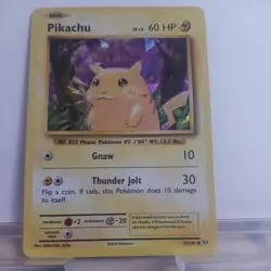 Pikachu Cracked Ice Holo Pokemon Card 35/108 EVO Evolutions LP-NM - Image 1