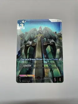 Carta's Graze Ritter (Ground Type) (R+) - Dual Impact (GD02) Gundam Card Game NM - Image 1