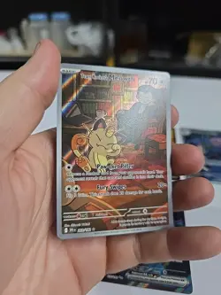 Lot Of 6 Destined Rivals Pokemon Cards Meowth Moltres - Image 3