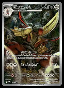 ✅Pokemon Kingambit 130 Sv: Scarlet & Violet Promo Cards Holo✅ Near Mint ✅B2BF✅✅✅ - Image 1