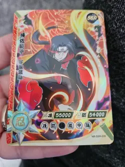 Naruto CCG Foil Collectible Card Game NR-SSR-039 Rainbow Holo - Image 3