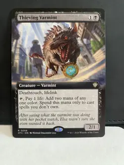 Thieving Varmint (Extended Art) Commander: Outlaws of Thunder Junction Regular - Image 1