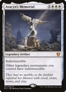 Avacyn's Memorial - Commander: Innistrad: Midnight Hunt (MIC) NM Never Played - Image 1