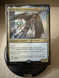 Ishai, Ojutai Dragonspeaker NM Commander Anthology Volume II 012/312 MTG Foil - Image 1