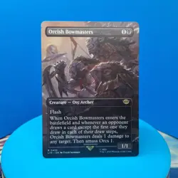 Orcish Bowmasters (Borderless) Lord of the Rings: Tales of Middle-Earth MtG - Image 1