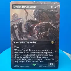 Orcish Bowmasters (Borderless) Lord of the Rings: Tales of Middle-Earth MtG - Image 2