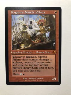 Ragavan, Nimble Pilferer (Retro Frame) Modern Horizons 3 (Pack Fresh) GemU - Image 1