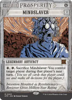 MTG Mindslaver [Outlaws of Thunder Junction: Breaking News] Near Mint Magic - Image 1