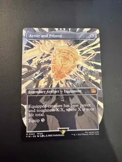 Aettir and Priwen Final Fantasy Borderless Mythic Rare - Image 1