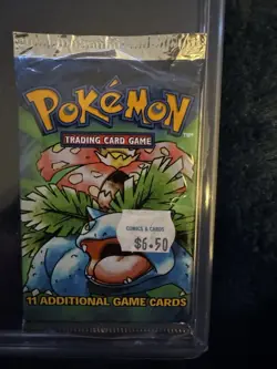 Wizards of the Coast Pokemon Base Set Booster Pack 742818061582 - Image 1