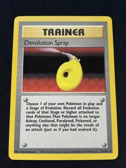 DEVOLUTION SPRAY RARE - POKEMON 72/102 BASE SET NEAR MINT ENGLISH - Image 1