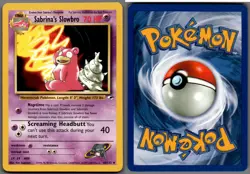 2000 Pokemon, Gym Heroes, #60/132 Sabrina's Slowbro, Uncommon (b) - Image 1
