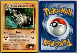 2000 Pokemon, Gym Challenge, #34/132 Brock's Graveler, Uncommon (b) - Image 1