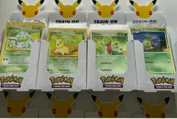 POKEMON~25TH~PROMO~EXCLUSIVE~STARTERS SET COMPLETO~JUMBO~SEALED~ITALIANO - Image 2