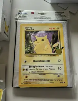 POKEMON~25TH~PROMO~EXCLUSIVE~STARTERS SET COMPLETO~JUMBO~SEALED~ITALIANO - Image 4