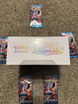 Pokemon Prismatic Evolutions ETB Elite Trainer Box Sealed With 4 Packs NEW - Image 2