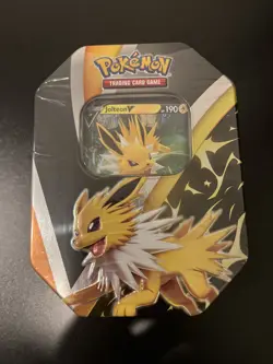 Pokemon Eevee Evolutions Tin (Jolteon V) New Sealed TCG - Image 1