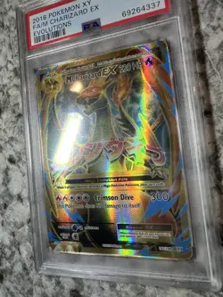 MEGA CHARIZARD EX FA PSA 10 2016 POKEMON XY EVOLUTIONS #101/108 FULL ART 997 - Image 2