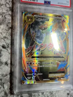 MEGA CHARIZARD EX FA PSA 10 2016 POKEMON XY EVOLUTIONS #101/108 FULL ART 997 - Image 5