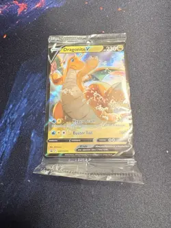 Dragonite V & Vstar 2022 Sword & Shield Pokemon Go Promo Sealed - Image 1