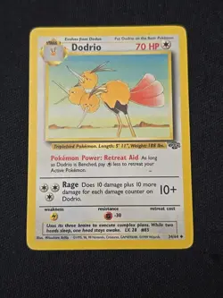 Dodrio 34/64 Jungle Regular WOTC Vintage Pokemon TCG Moderately Played - Image 1