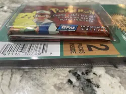 1999 Topps Pokemon TV Animation Edition 2 Packs Unopened Blue Logo - Image 2