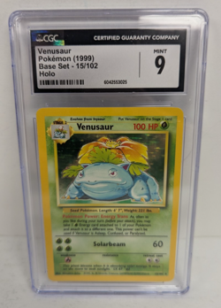 Venusaur Pokemon (1999) Base Set 15/102 Holo CGC 9 MINT - Image 2