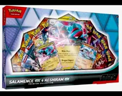Pokemon TCG Salamence & Reshiram ex PREMIUM COLLECTION BOX CASE Sealed 6 Boxes - Image 1