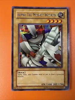 YuGiOh! Secret Rare Magnet Warriors Alpha, Beta, Gamma The Duelists of the Roses - Image 2