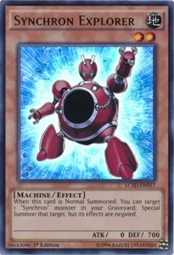 Synchron Explorer - LC5D-EN017 - Ultra Rare - 1st Edition NM Yugioh Legendary Co - Image 1