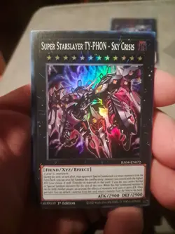 Super Starslayer TY-PHON - Sky Crisis Yu-Gi-Oh! Card Super Rare RA04-EN072 - Image 1