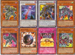 Yugioh Reactor Deck - Dark Strike Fighter Flattop Flying Fortress SKY FIRE - Image 1