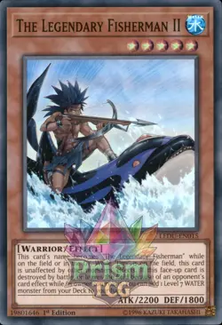 1st ed The Legendary Fisherman II super rare LEDU-EN015 Yugioh - Image 1