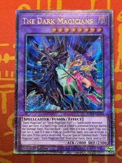 YUGIOH THE DARK MAGICIANS QUARTER CENTURY SECRET RARE NM RA04-EN054 - Image 1