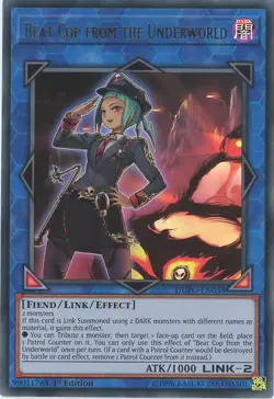 Yugioh Beat Cop From The Underworld DUPO-EN038 Ultra Rare 1st Ed NM - Image 1
