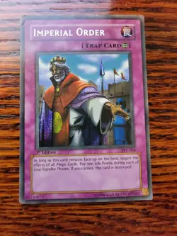PL 🧊Imperial Order PSV-104 1st Ed EDITION Pharaoh's Servant Yu-Gi-Oh! YUGIOH - Image 1