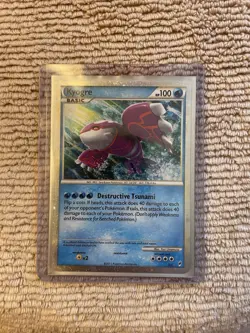 Pokemon TCG Kyogre Call of Legends SL6 Shiny Holo Rare Card - Image 1