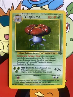 #3 Vileplume 15/64 Jungle 1999 Holo Rare Pokemon Card TCG (MP) - Image 1